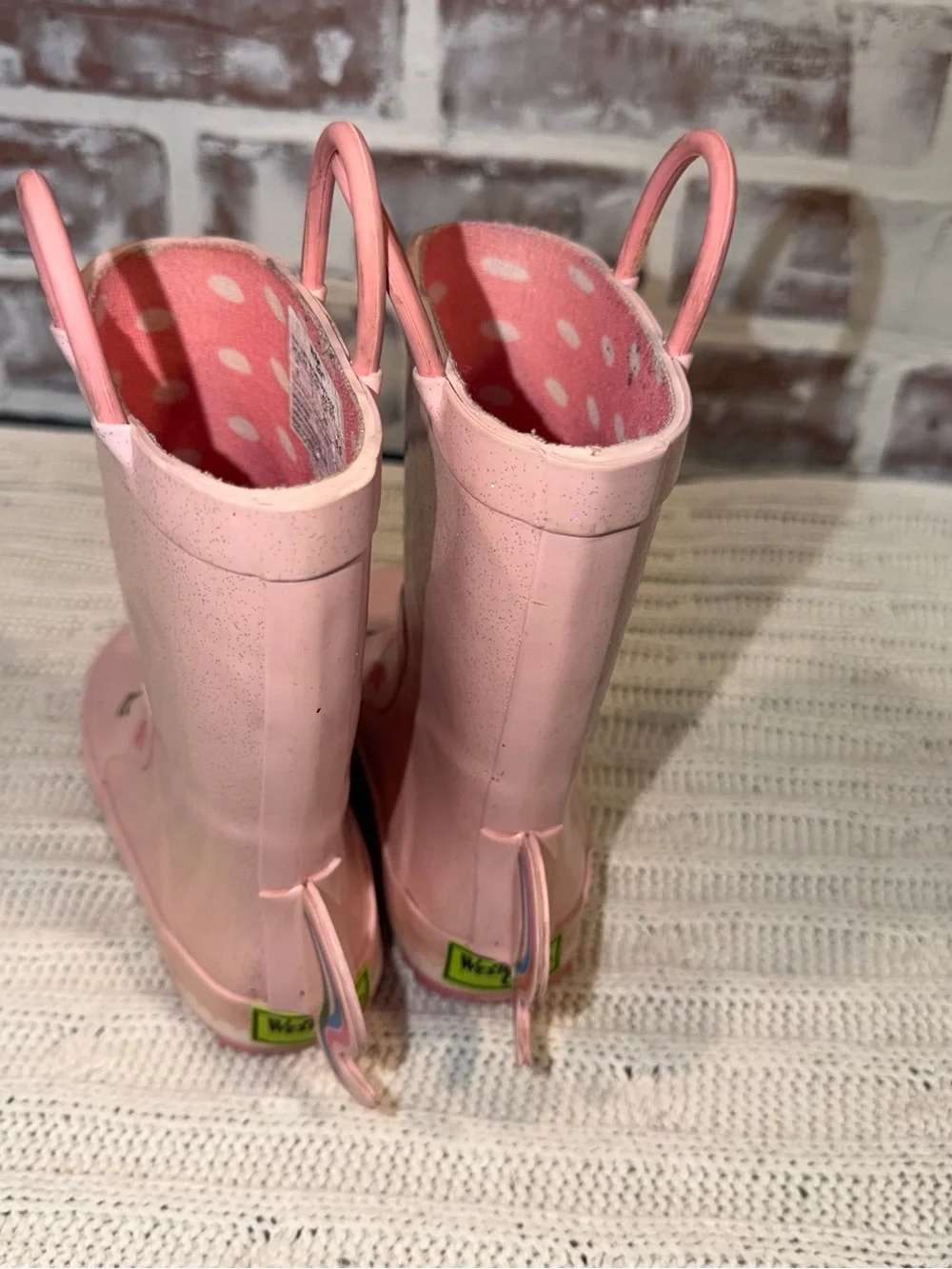 Western Chief Pink Unicorn Kids Rain Boots